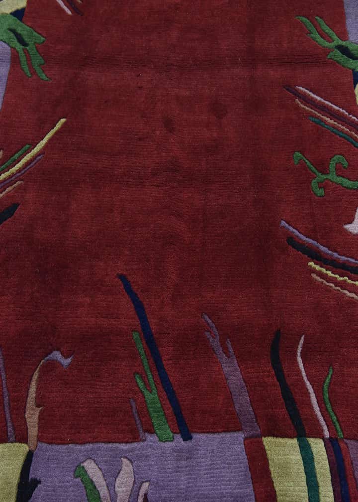 6' 8 x 8' 3 Hand Knotted Nepal Wool Rug