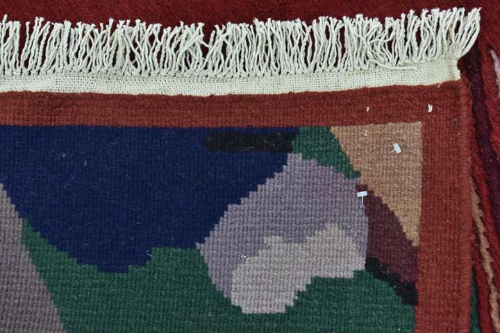 6' 8 x 8' 3 Hand Knotted Nepal Wool Rug