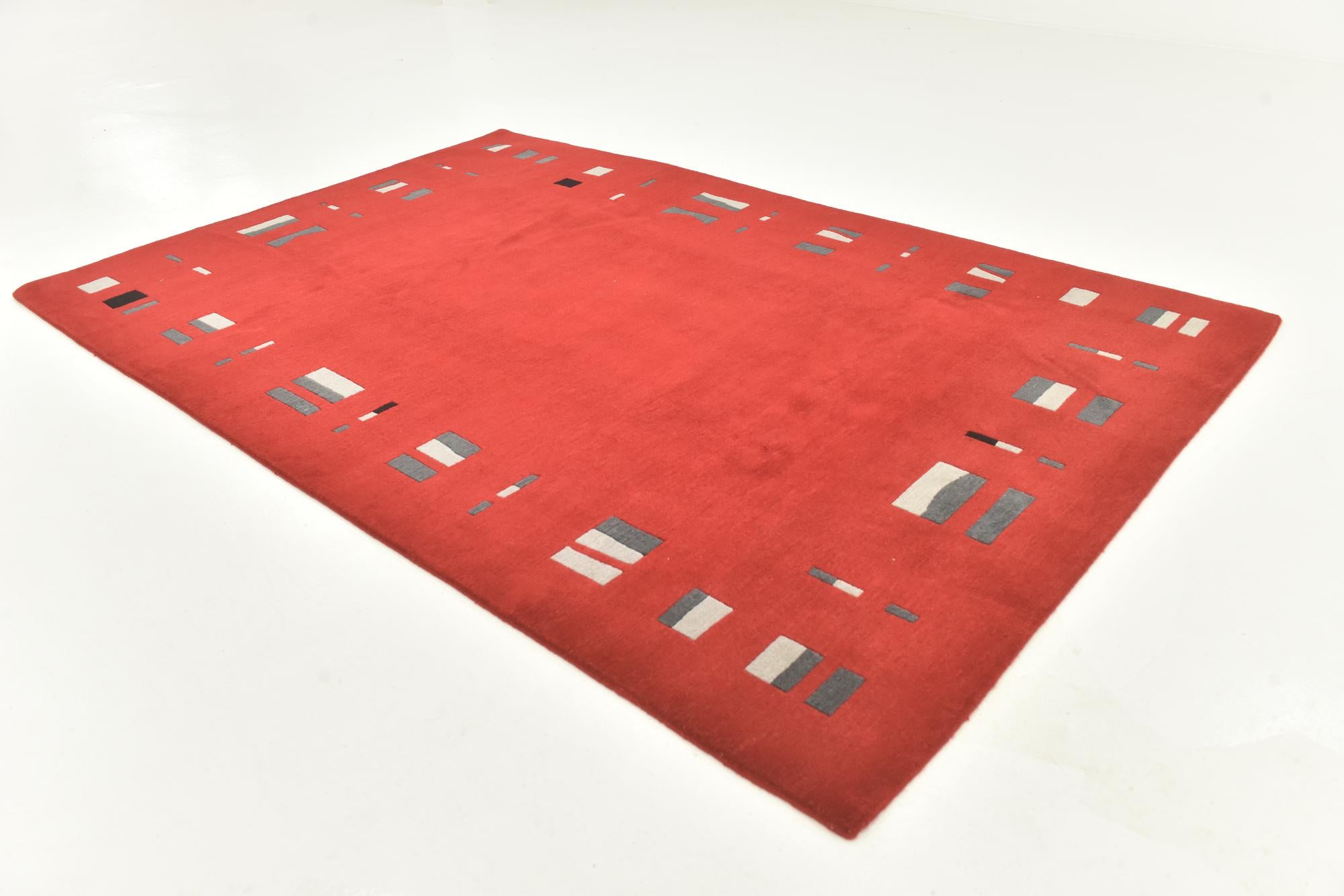 6' 7 x 10' 1 Hand Knotted Nepal Wool Rug
