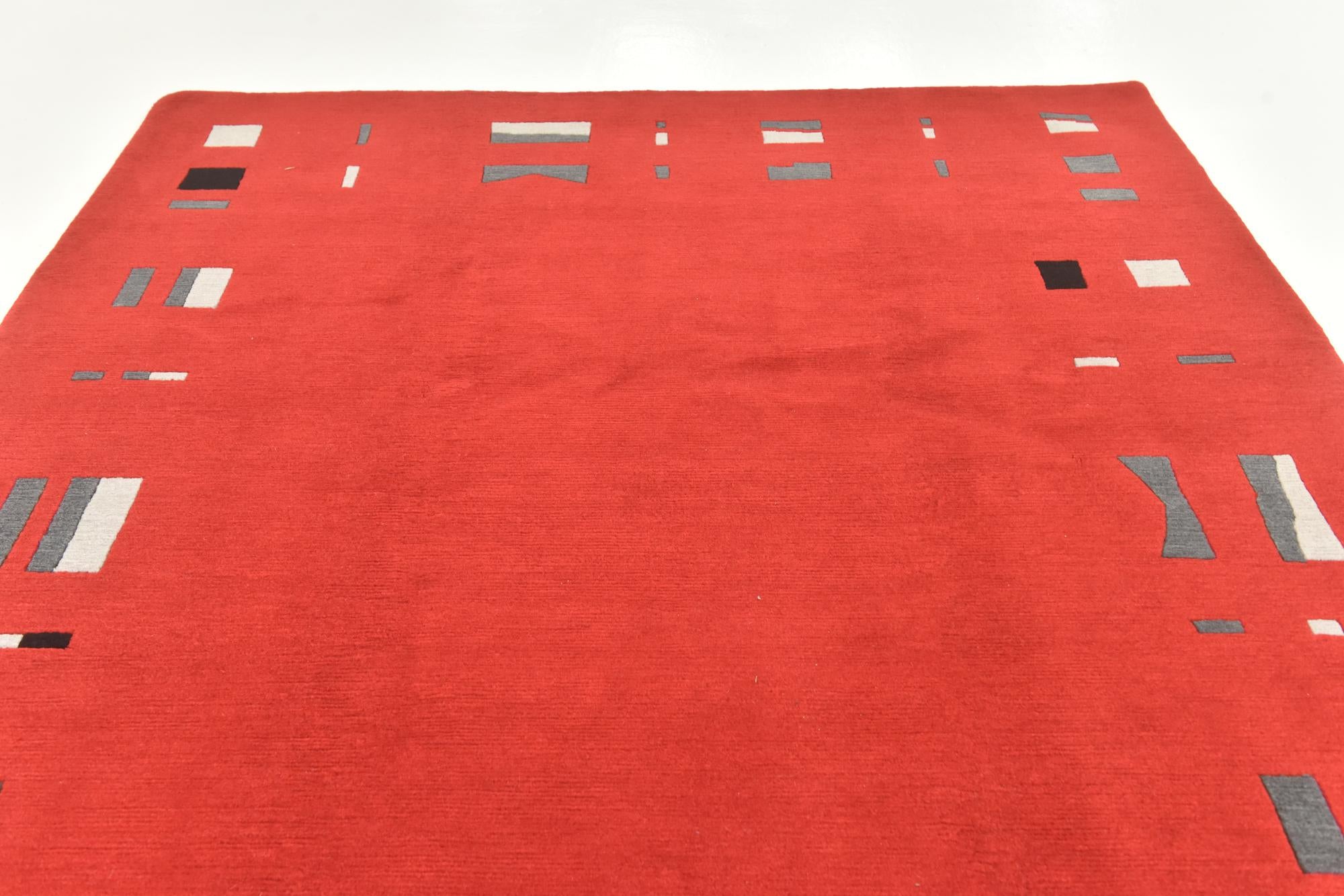 6' 7 x 10' 1 Hand Knotted Nepal Wool Rug