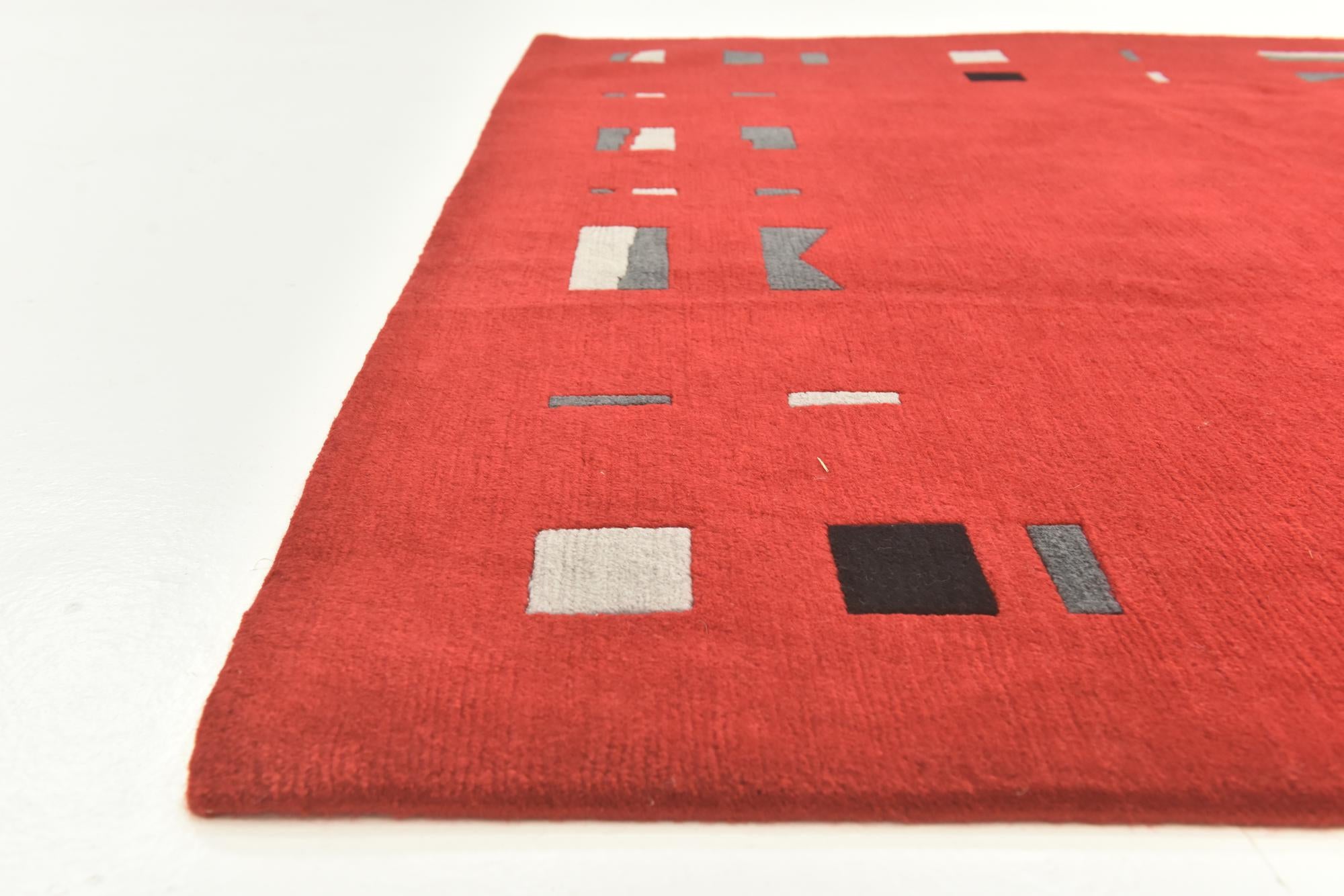 6' 7 x 10' 1 Hand Knotted Nepal Wool Rug