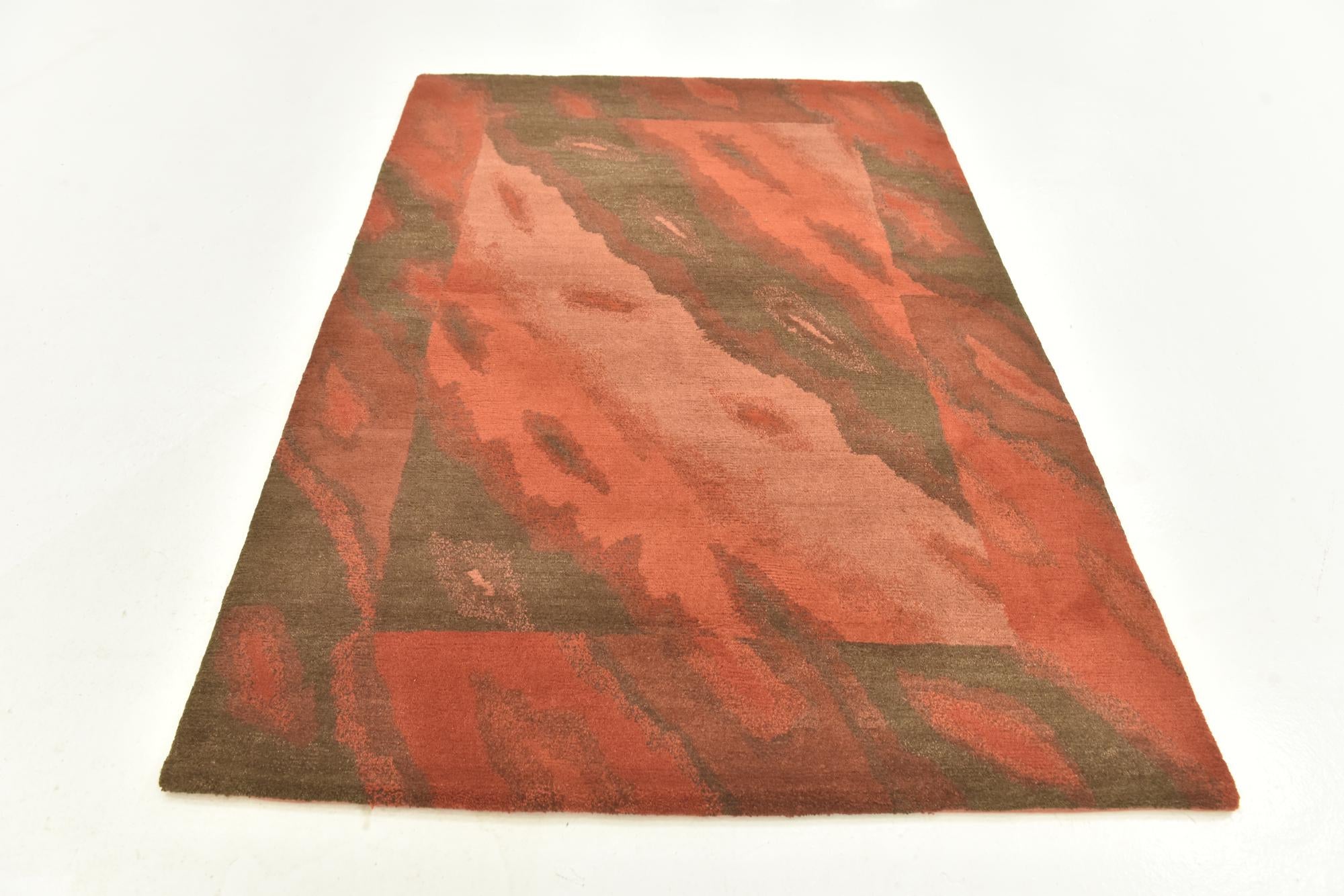 4' x 6' Hand Knotted Nepal Wool Rug