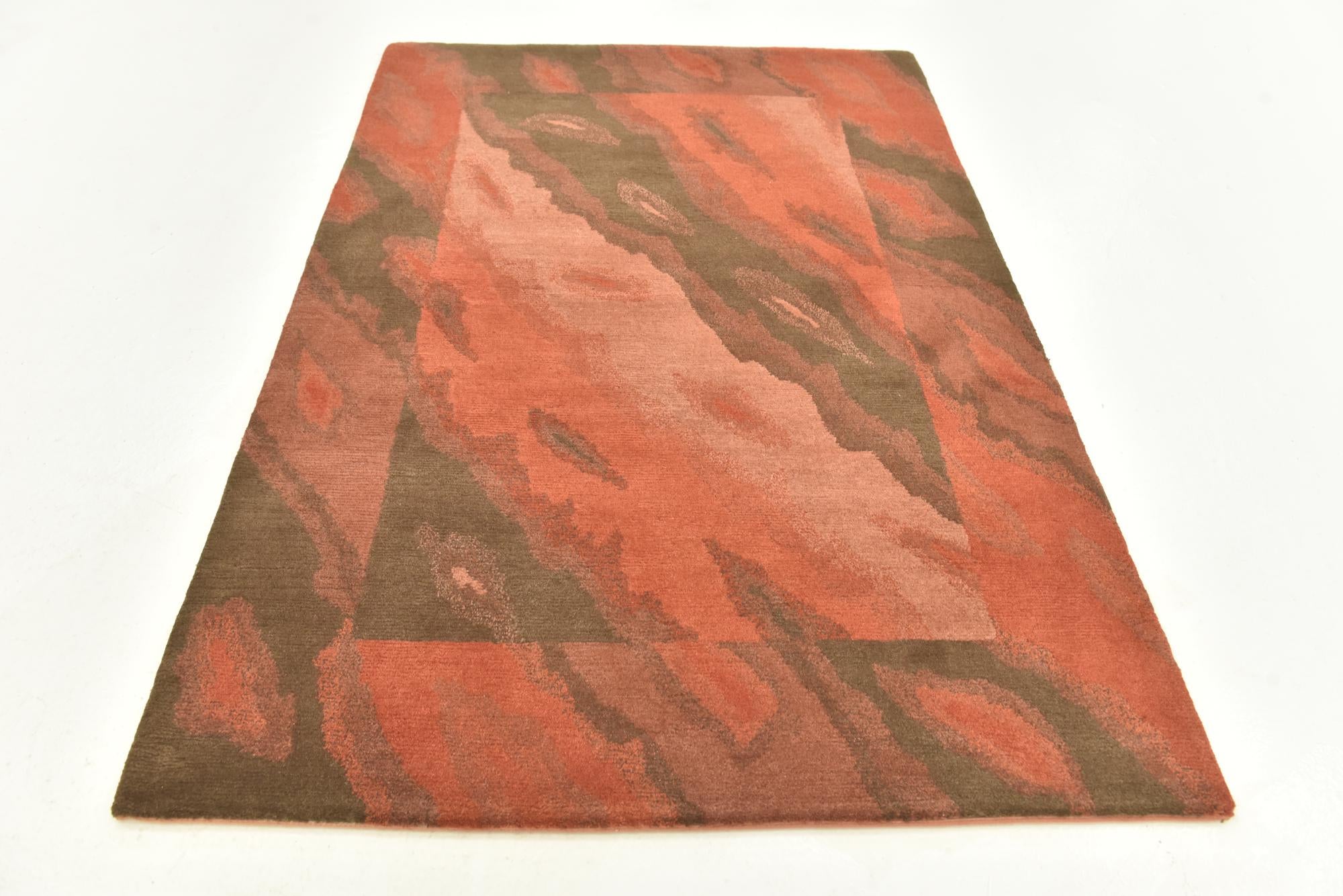4' x 6' Hand Knotted Nepal Wool Rug