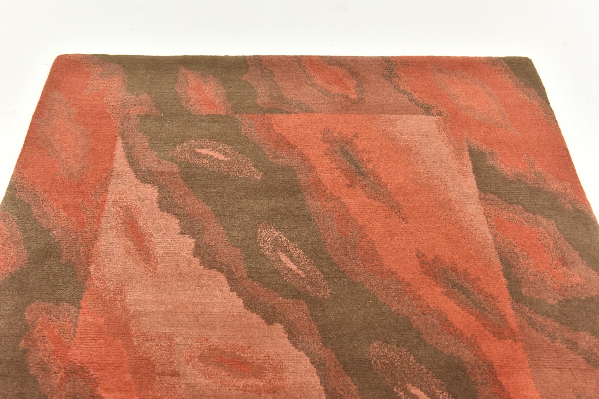 4' x 6' Hand Knotted Nepal Wool Rug