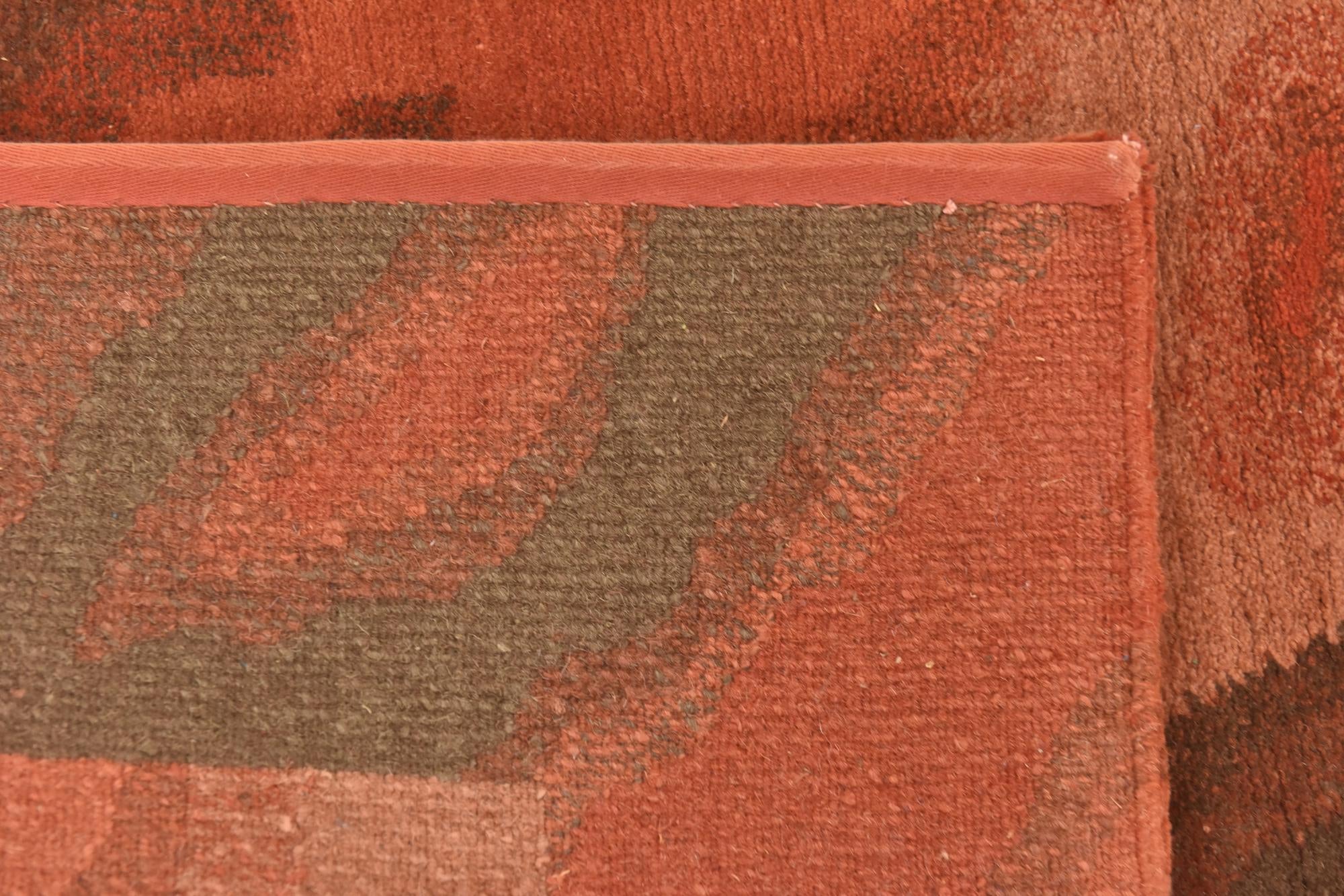4' x 5' 10 Hand Knotted Nepal Wool Rug