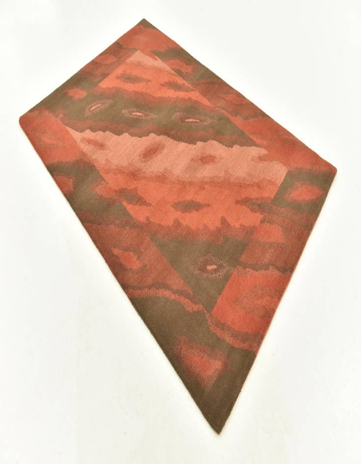 Detail image of 4' x 5' 10 Hand Knotted Nepal Wool Rug