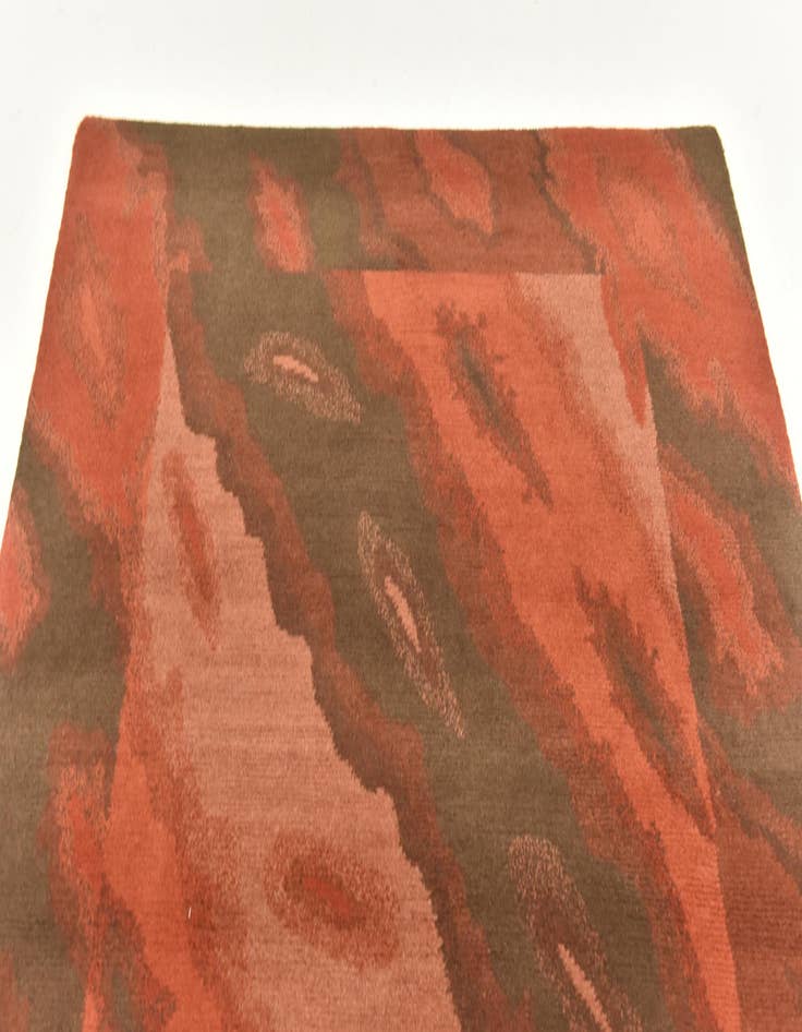 Detail image of 4' x 5' 10 Hand Knotted Nepal Wool Rug