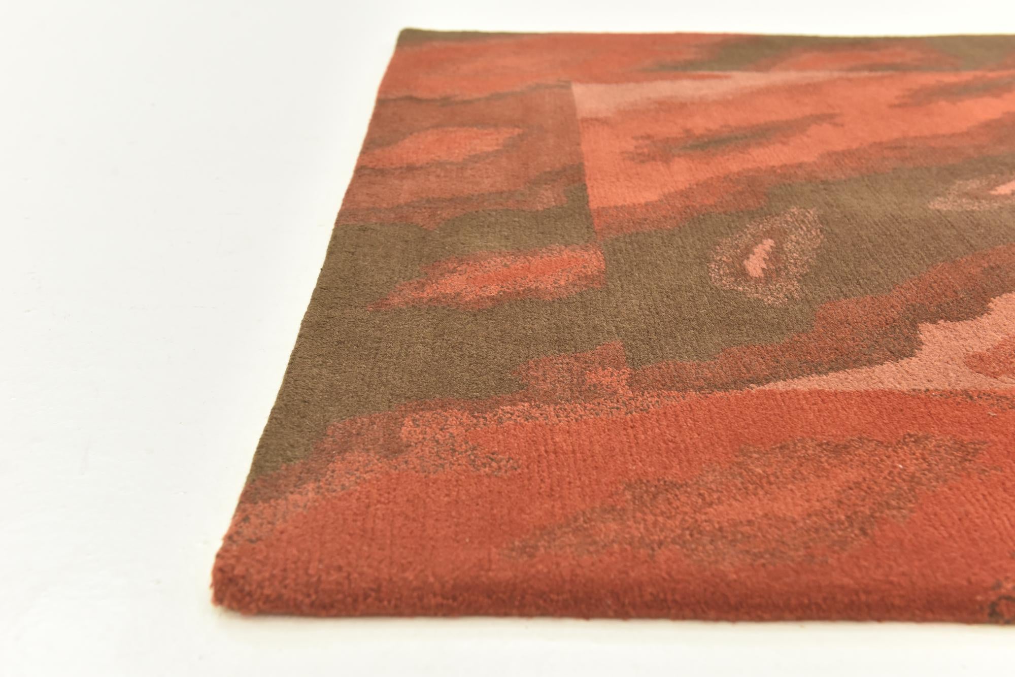 4' x 5' 10 Hand Knotted Nepal Wool Rug