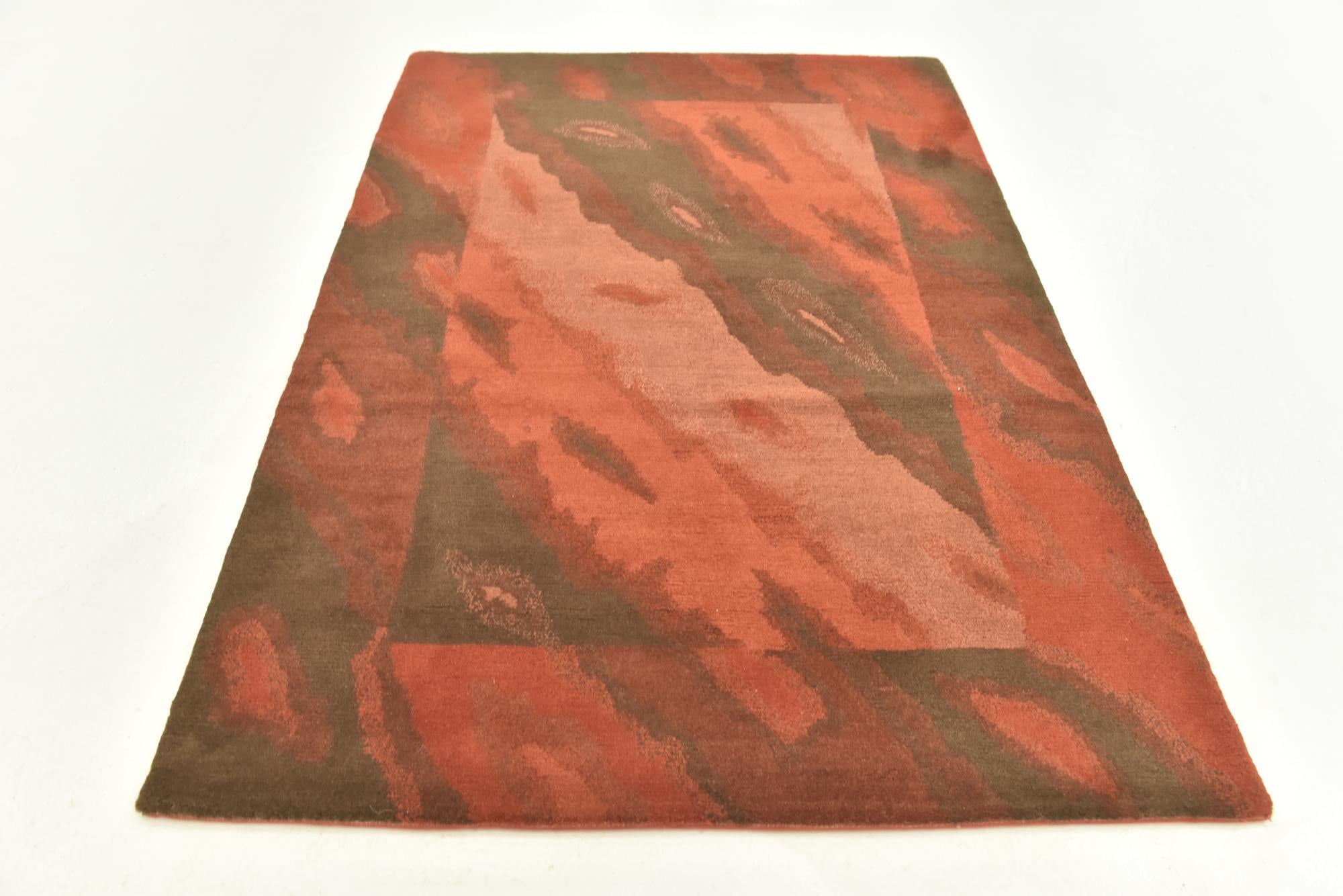 4' x 5' 10 Hand Knotted Nepal Wool Rug