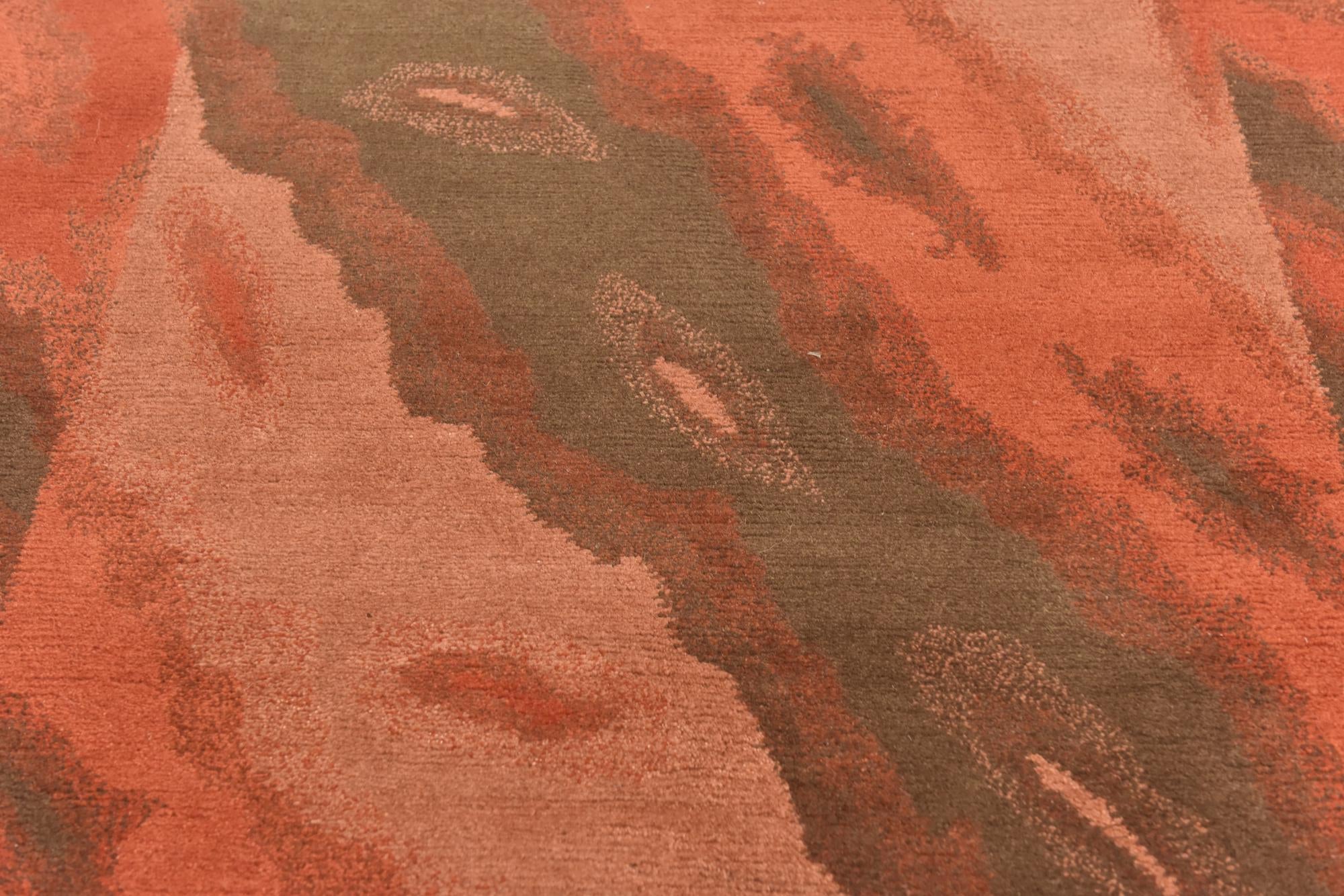 4' x 5' 10 Hand Knotted Nepal Wool Rug