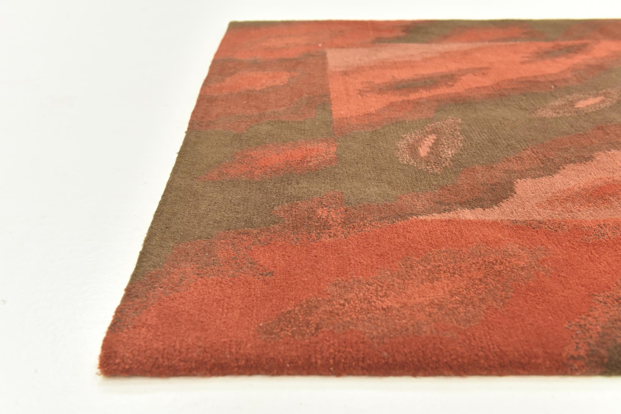 4' x 5' 10 Hand Knotted Nepal Wool Rug