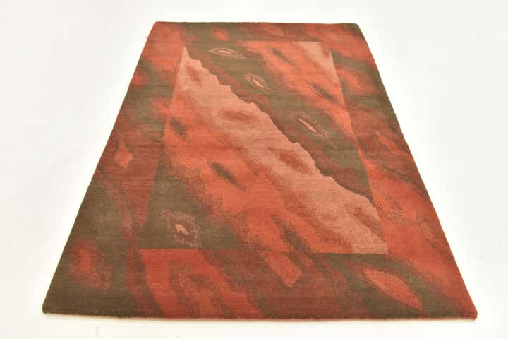 4' x 6' Hand Knotted Nepal Wool Rug