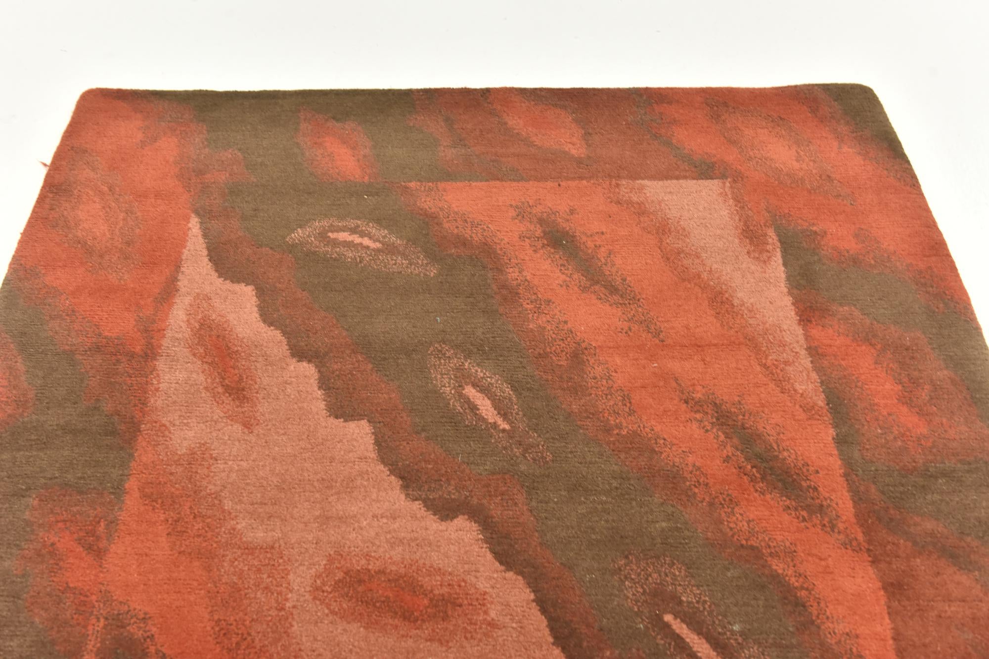 4' x 6' Hand Knotted Nepal Wool Rug