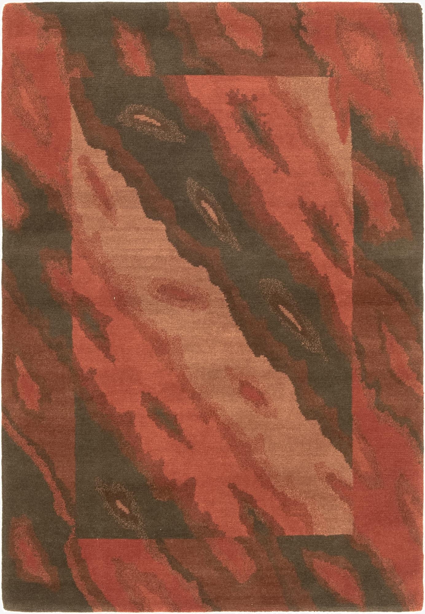 4' x 5' 10  Hand Knotted Nepal Wool Rug