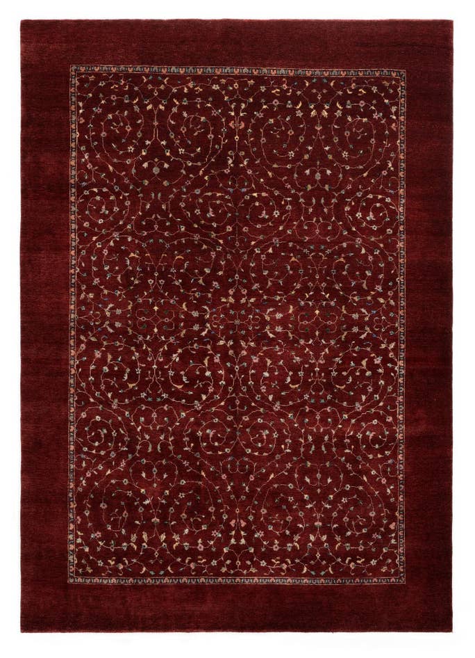 Detail image of 7' 4 x 10' 2 Hand Knotted Nila Wool Rug