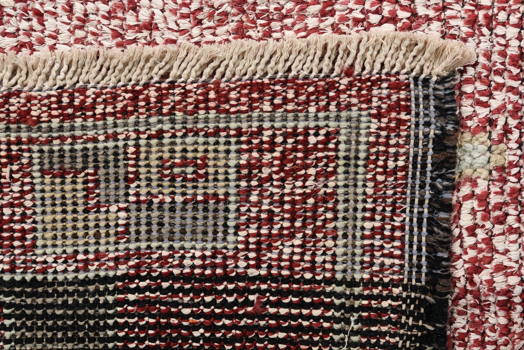 8' x 10' 3 Hand Knotted Oushak Wool Rug
