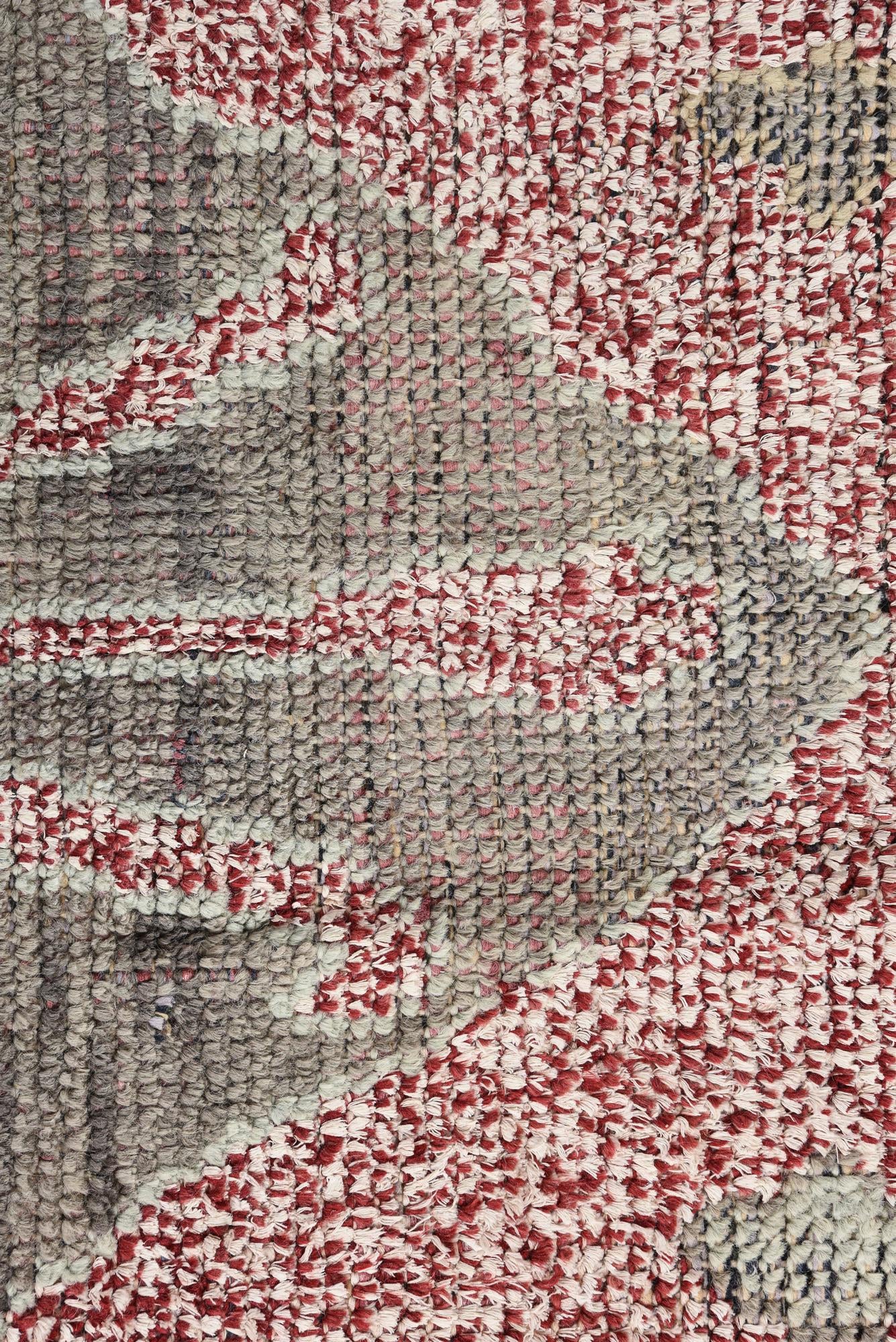 8' x 10' 3 Hand Knotted Oushak Wool Rug
