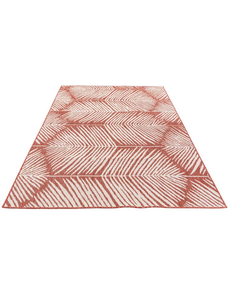 Detail image of 5' 3 x 7' 7 Washable Botanical Indoor / Outdoor Rug