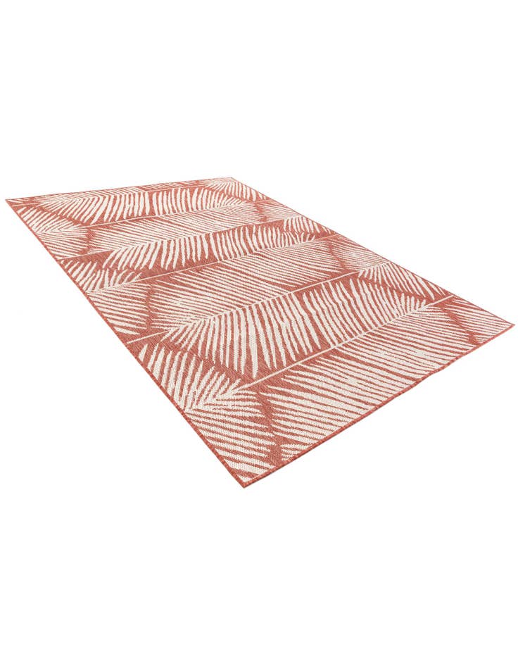 Detail image of 5' 3 x 7' 7 Washable Botanical Indoor / Outdoor Rug