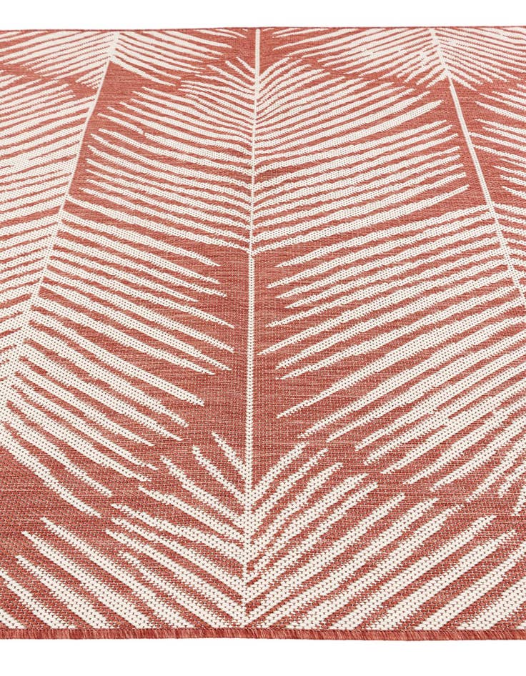 Detail image of 5' 3 x 7' 7 Washable Botanical Indoor / Outdoor Rug