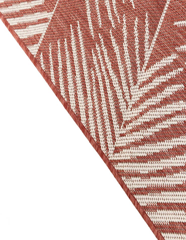 Detail image of 5' 3 x 7' 7 Washable Botanical Indoor / Outdoor Rug