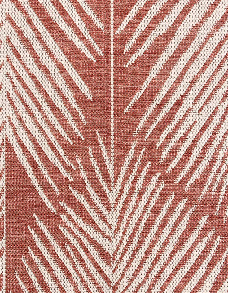 Detail image of 5' 3 x 7' 7 Washable Botanical Indoor / Outdoor Rug