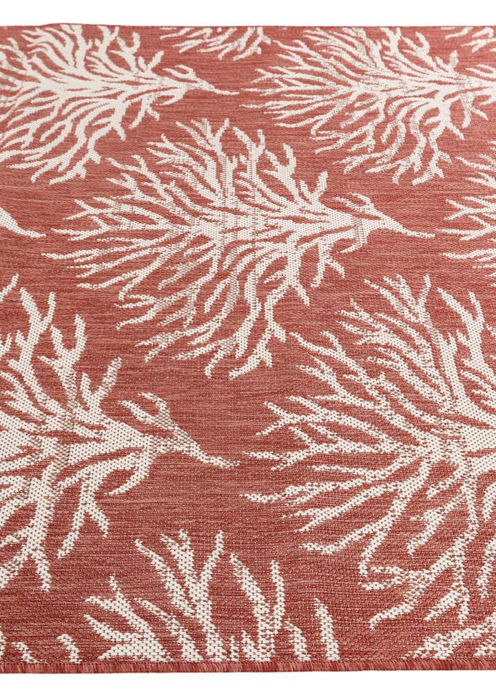 5' 3 x 7' 8 Easy-Clean Botanical Indoor / Outdoor Rug