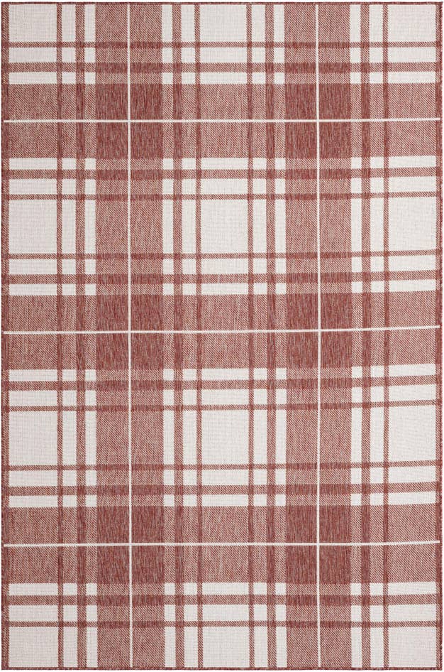 Detail image of 6' x 9' Easy-Clean Checkered Indoor / Outdoor Rug