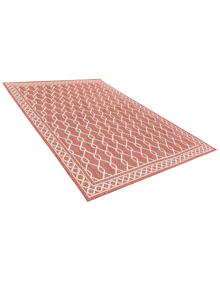 Detail image of 5' 3 x 7' 7  Washable Modern Indoor / Outdoor Rug