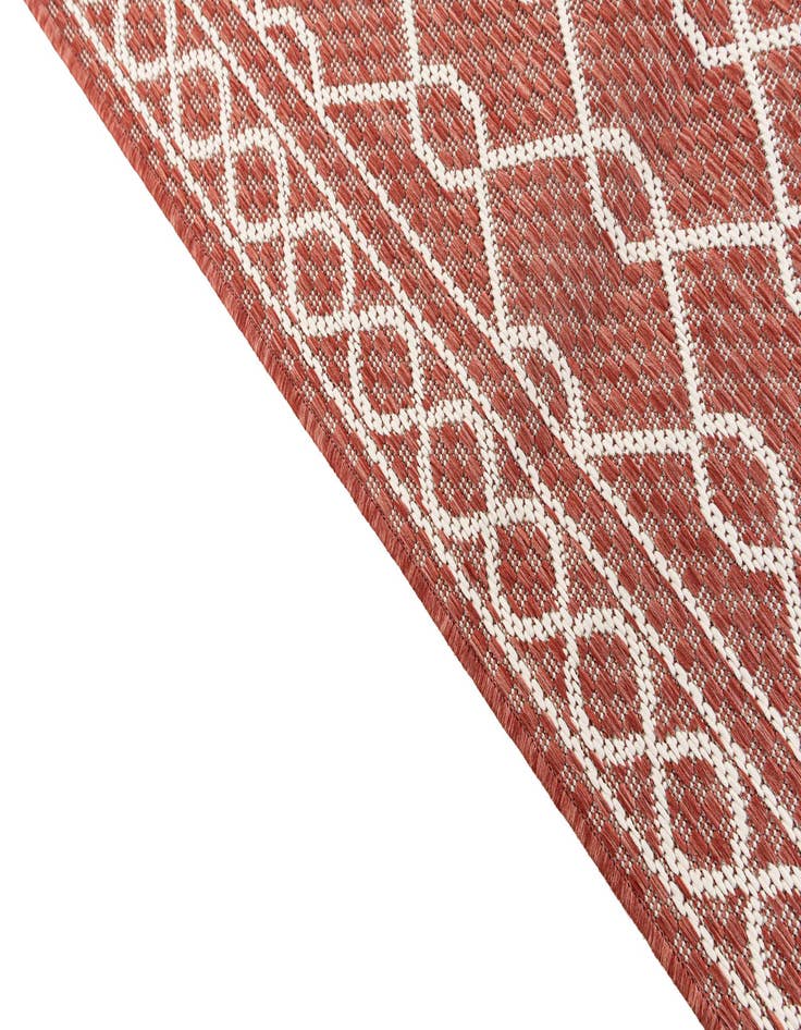 Detail image of 5' 3 x 7' 7  Washable Modern Indoor / Outdoor Rug