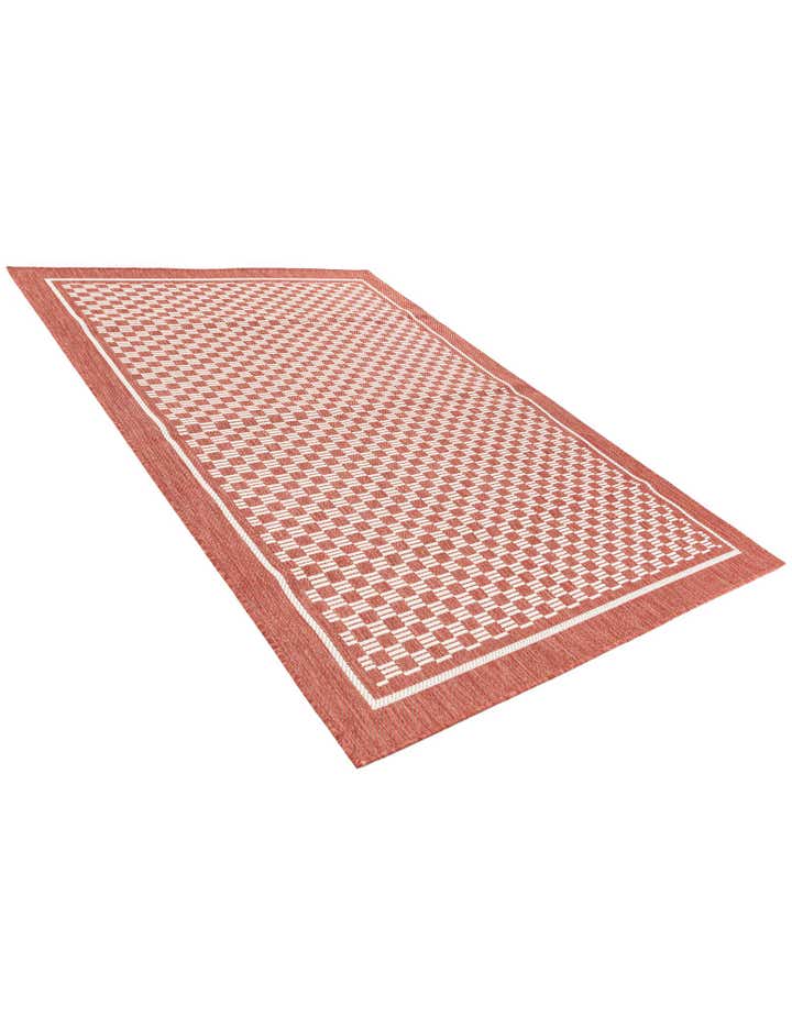 5' 3 x 7' 7 Easy-Clean Modern Indoor / Outdoor Rug