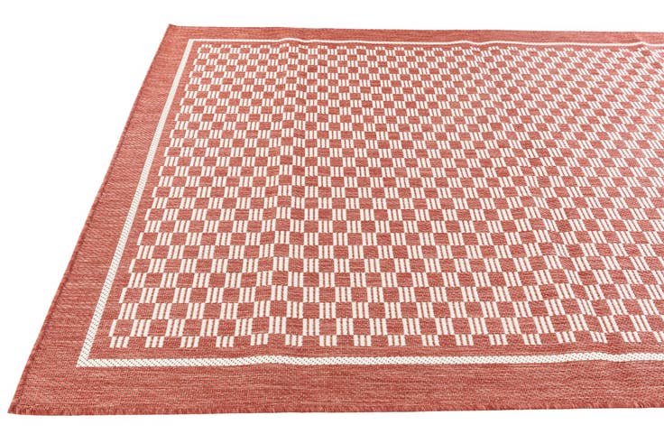 Detail image of 5' 3 x 7' 7 Easy-Clean Modern Indoor / Outdoor Rug