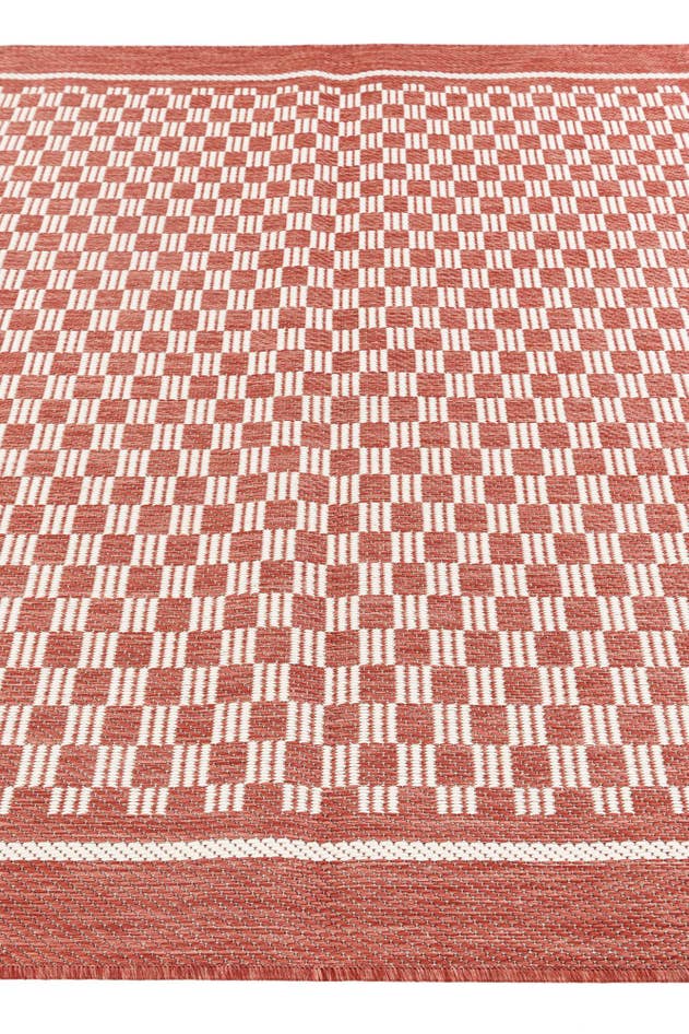 Detail image of 5' 3 x 7' 7 Easy-Clean Modern Indoor / Outdoor Rug