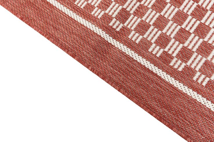 Detail image of 5' 3 x 7' 7 Easy-Clean Modern Indoor / Outdoor Rug