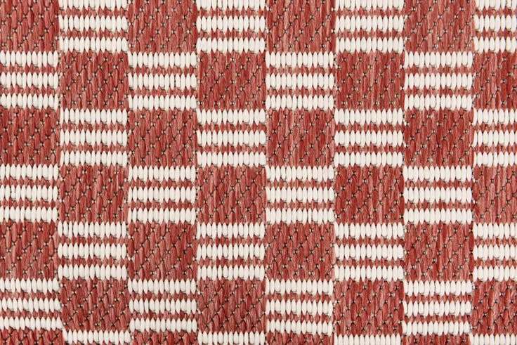 Detail image of 5' 3 x 7' 7 Easy-Clean Modern Indoor / Outdoor Rug