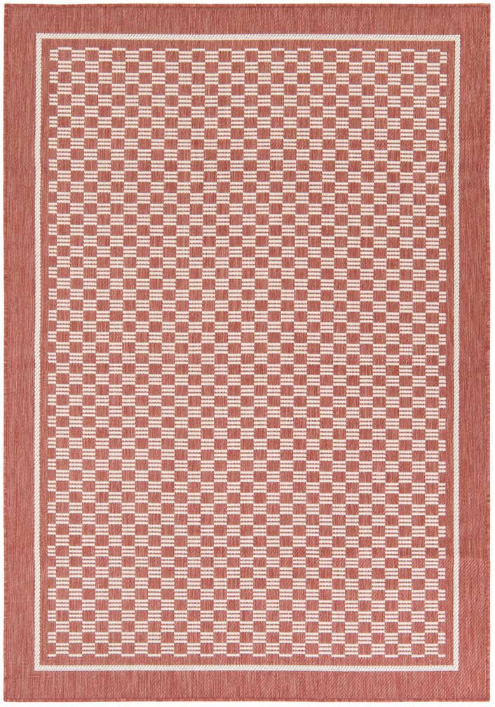 5' 3 x 7' 7 Easy-Clean Modern Indoor / Outdoor Rug