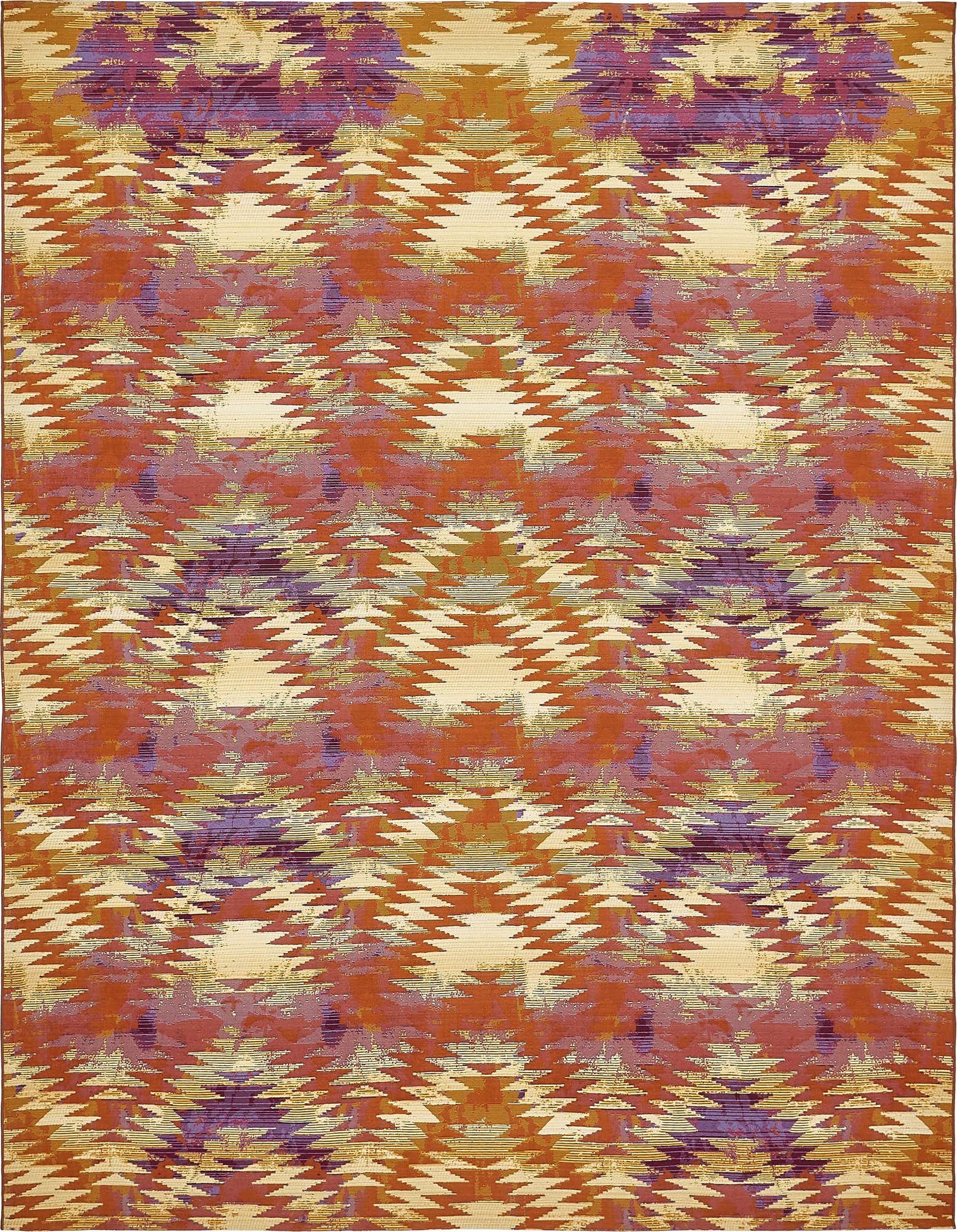 10' x 12' 2 Easy-Clean Modern Indoor / Outdoor Rug
