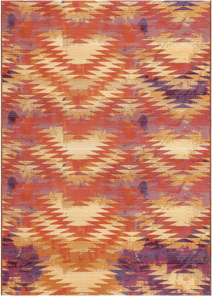 5' 3 x 8' Easy-Clean Modern Indoor / Outdoor Rug