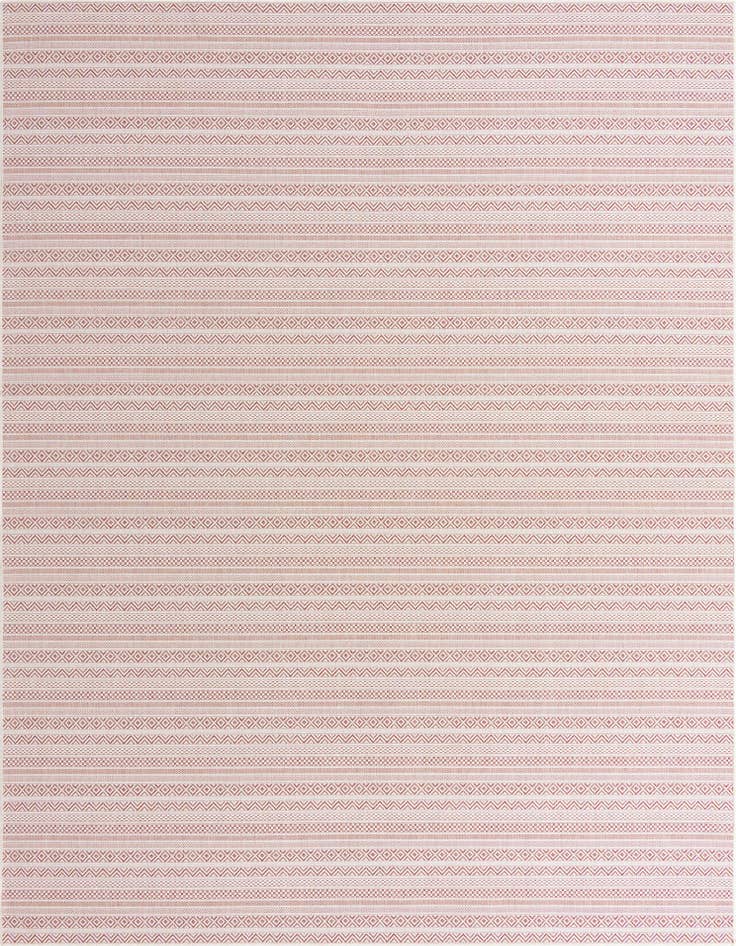 Detail image of 10' x 13' Easy-Clean Ribbon Indoor / Outdoor Rug