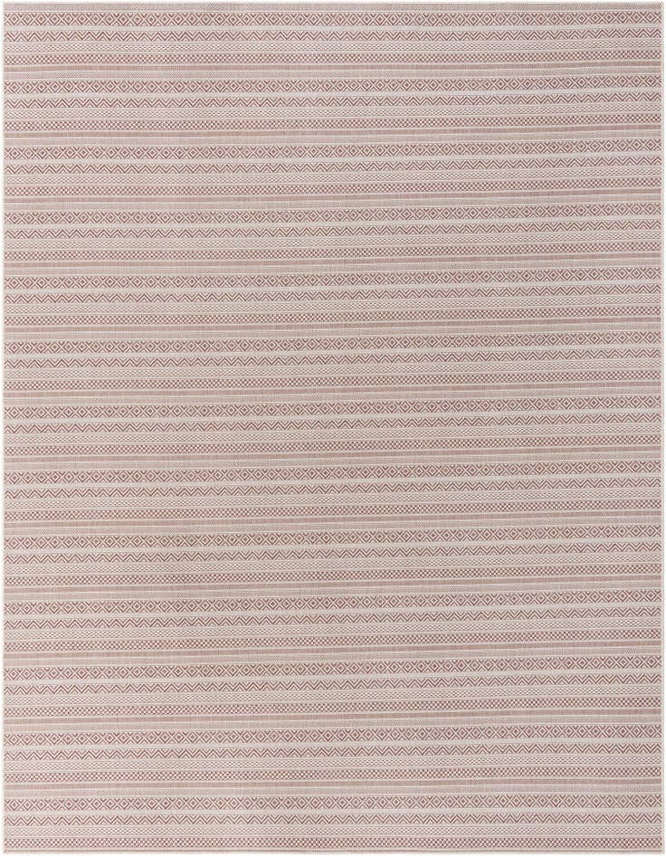 Detail image of 9' x 12' Easy-Clean Ribbon Indoor / Outdoor Rug