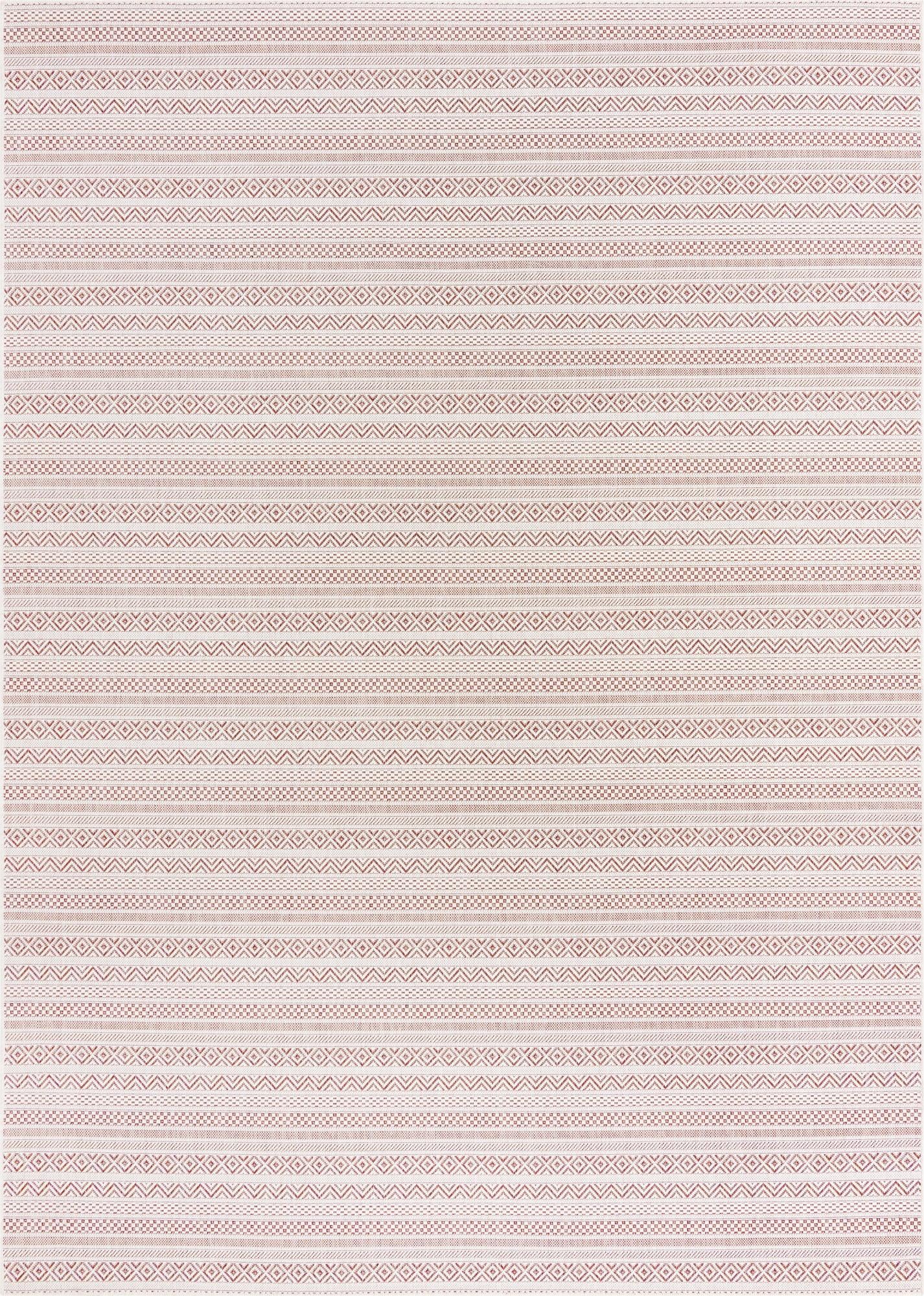 7' 10 x 11' Easy-Clean Ribbon Indoor / Outdoor Rug