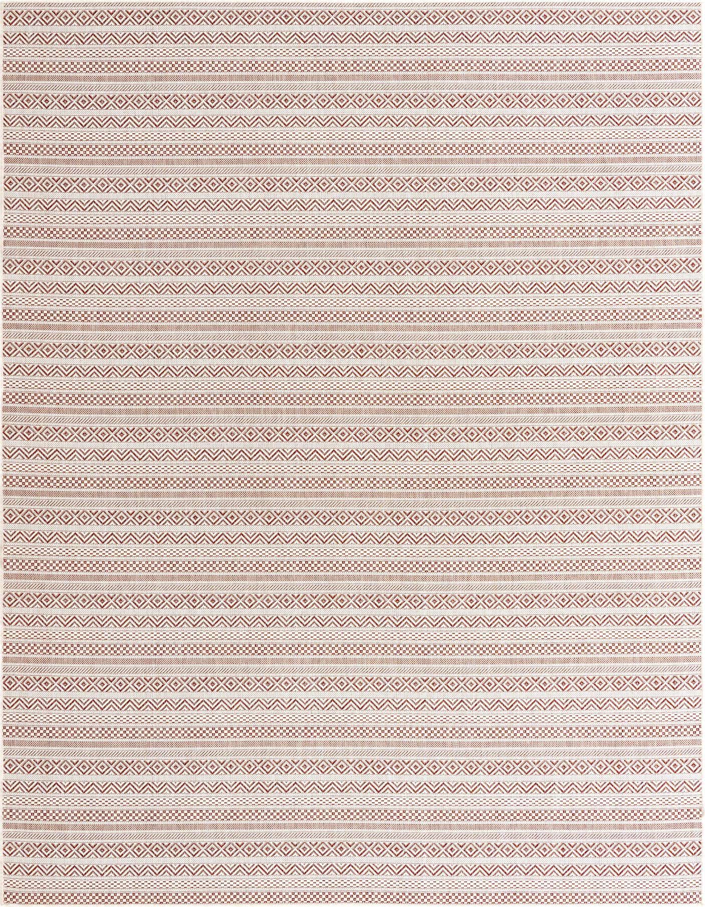 7' x 10' Easy-Clean Ribbon Indoor / Outdoor Rug