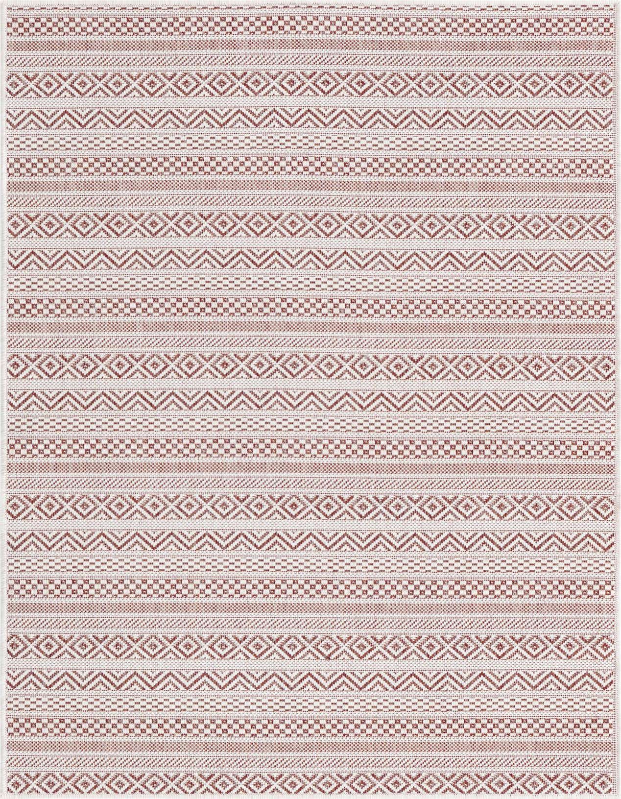 3' x 5' 3 Easy-Clean Ribbon Indoor / Outdoor Rug