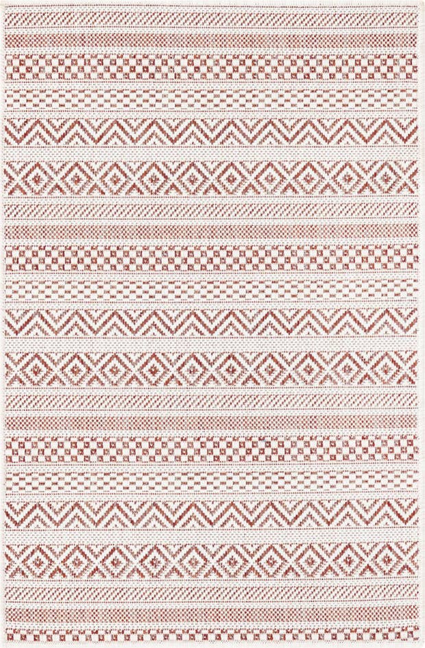 Detail image of 2' x 3' Easy-Clean Ribbon Indoor / Outdoor Rug