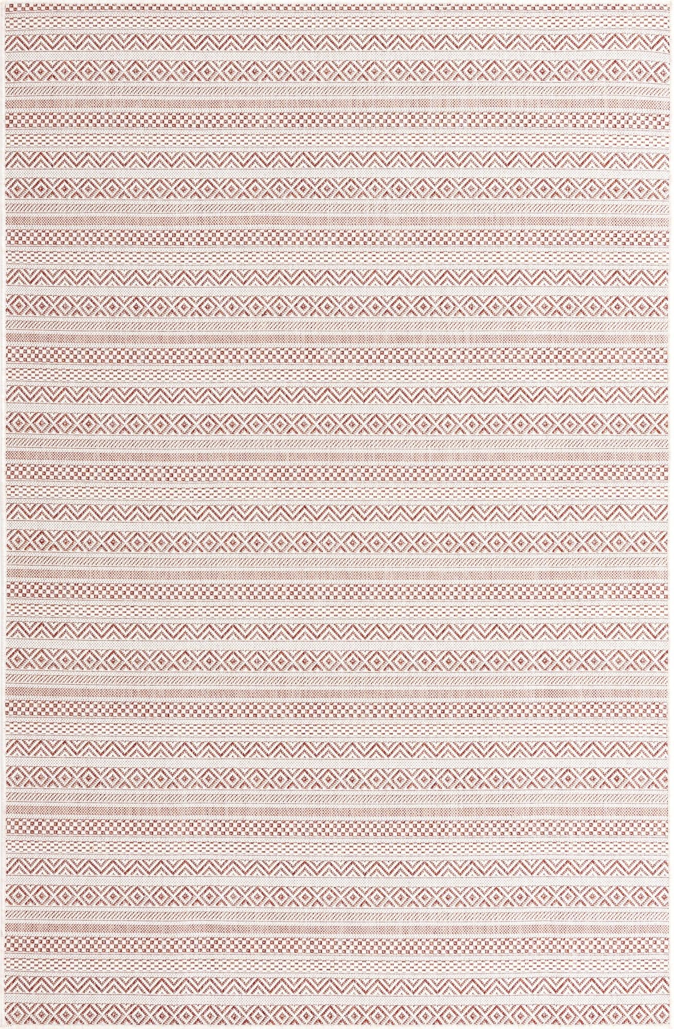 5' 3 x 8' Washable Ribbon Indoor / Outdoor Rug