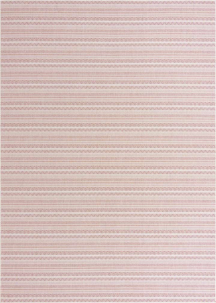 10' x 13' Easy-Clean Striped Indoor / Outdoor Rug