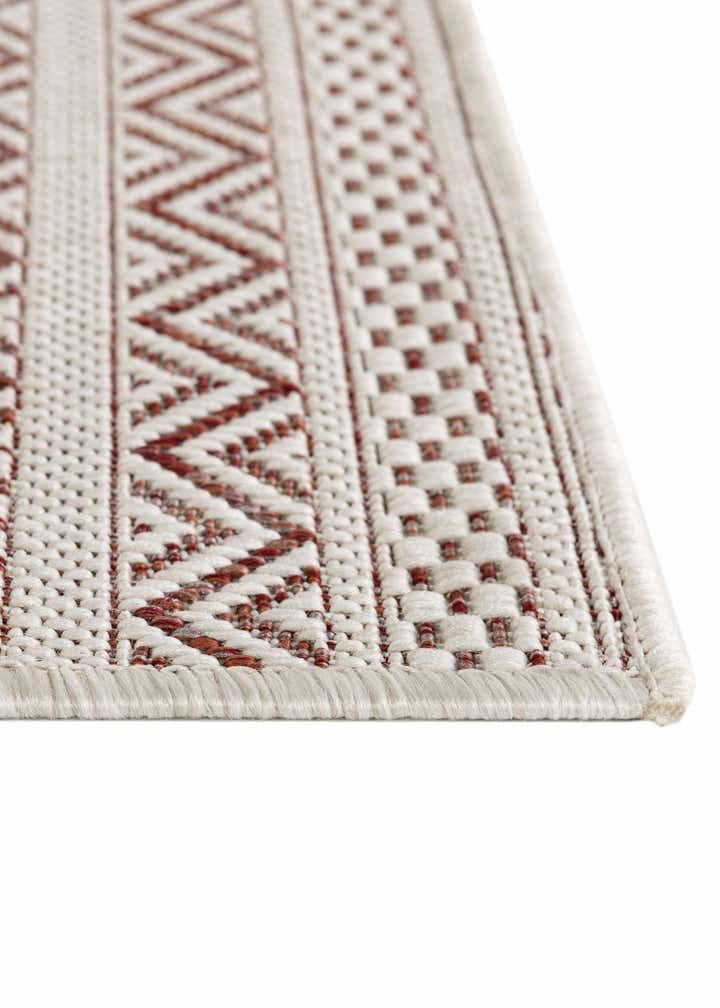 10' x 14' Easy-Clean Striped Indoor / Outdoor Rug