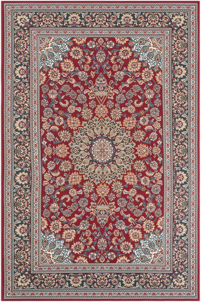 5' 3 x 8' Easy-Clean Traditional Indoor / Outdoor Rug