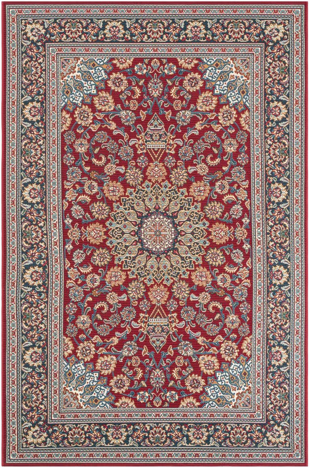 Detail image of 5' 3 x 8' Easy-Clean Traditional Indoor / Outdoor Rug
