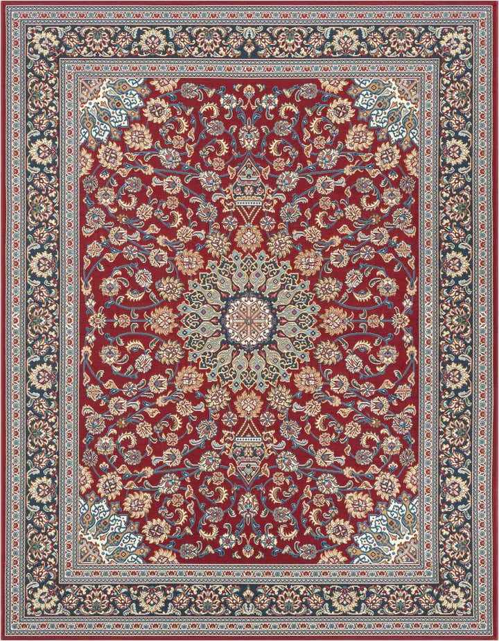 7' 10 x 10' Easy-Clean Traditional Indoor / Outdoor Rug